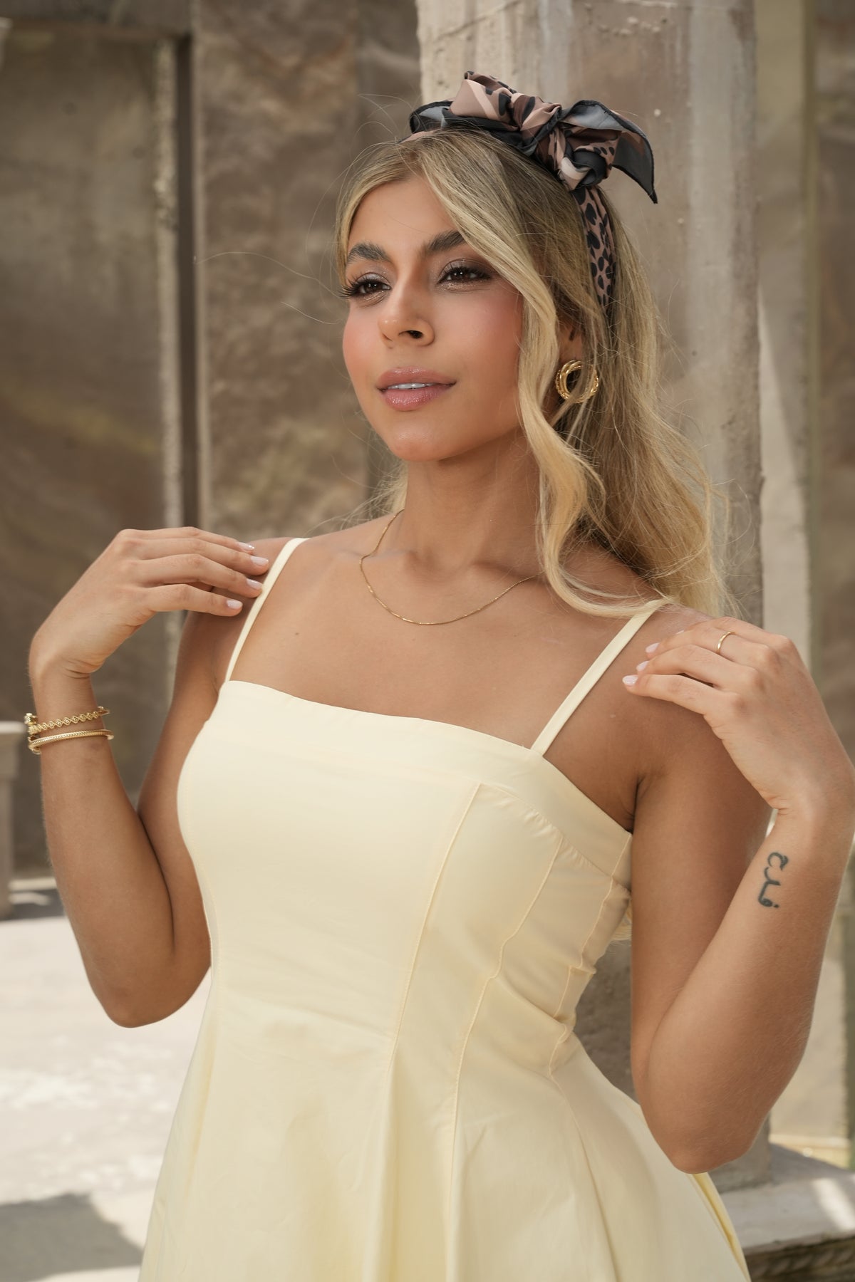 Vestido Limoncello Midi Amarillo