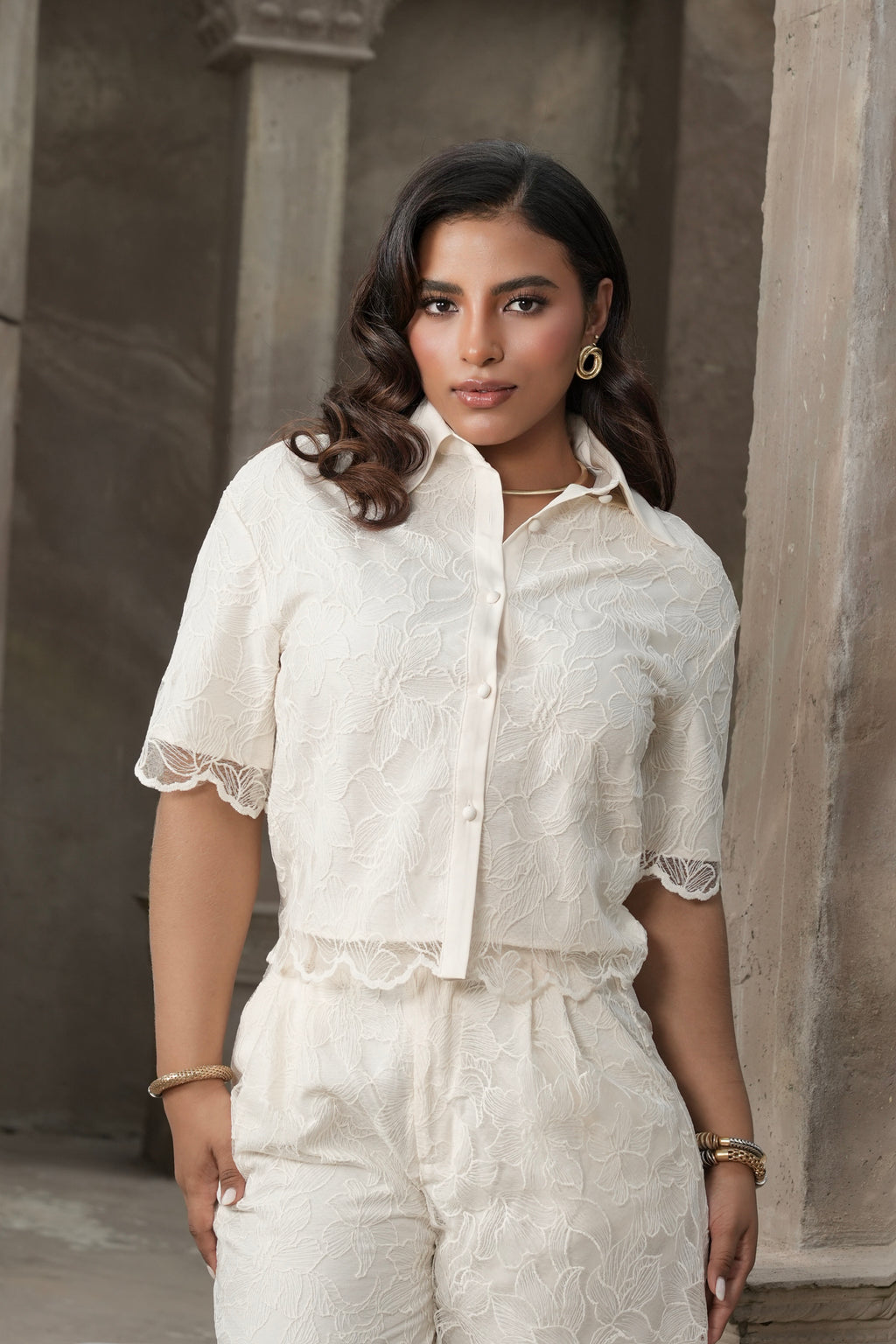 Set pantalón y camisa Ravello Lace